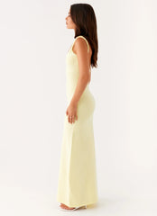 Anastasia Maxi Dress - Yellow
