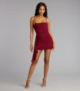Wrap It Up Ruched Bodycon Mini Dress
