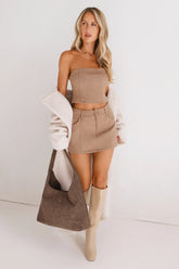 Luxe Teddy Coat Beige