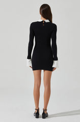 Alexia Mixed Media Mini Dress