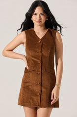 Gisselle Corduroy Mini Dress