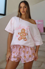 Sweetheart Pyjama Short Gingerbread Twist