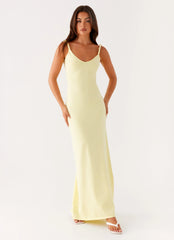 Anastasia Maxi Dress - Yellow