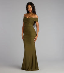 Allison Off-The-Shoulder Mermaid Formal Dress