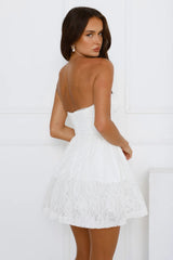 Soirée Star Strapless Sequin Mini Dress