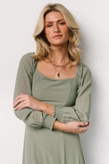 Giselle Maxi Dress | Eucalyptus