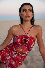 Zuri Rosette Mini Dress