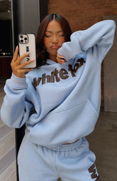 From The Archives Allora Oversized Hoodie Blue