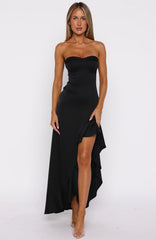 Statements Like This Strapless Maxi Dress Black