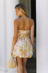 High Summer Strapless Mini Dress