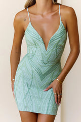 Twirl In Lights Sequin Mini Dress