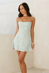 Poolside Glimmer Mini Dress