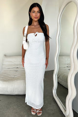 Tanvi Dress - White