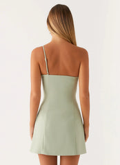 Sweetpea Mini Dress - Sage