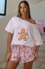 Sweetheart Pyjama Short Gingerbread Twist