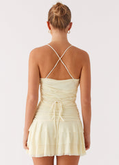 Emily Mini Dress - Yellow
