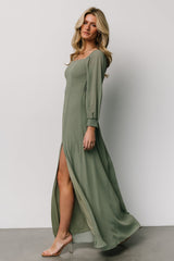 Giselle Maxi Dress | Eucalyptus